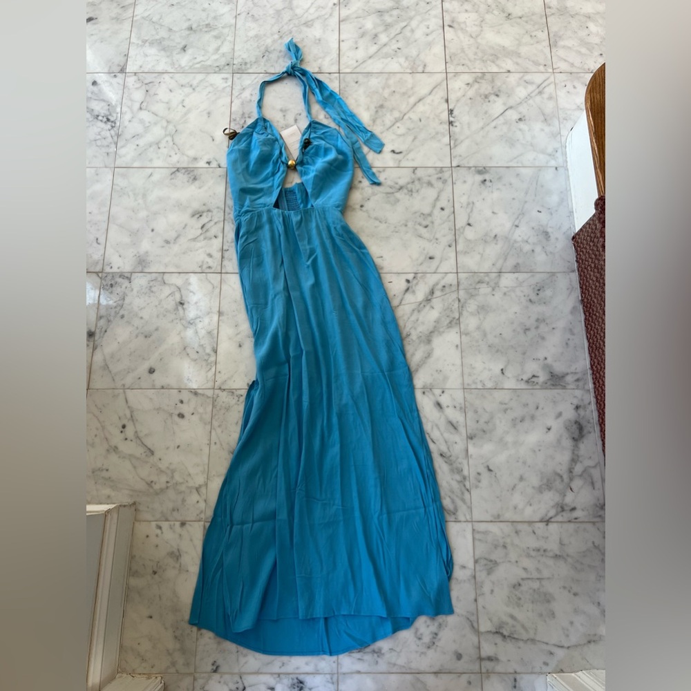 Beautiful blue coverup